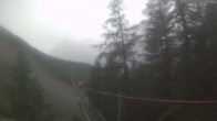 Archiv Foto Webcam Grächen: Blick auf Charles Kuonen Hängebrücke 17:00
