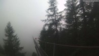 Archiv Foto Webcam Grächen: Blick auf Charles Kuonen Hängebrücke 07:00