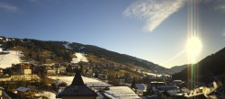 Archiv Foto Webcam Saalbach: Blick vom Alpinresort 07:00