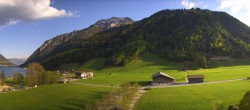 Archiv Foto Webcam Achensee: Ausblick Romantik Hotel Wiesenhof 17:00