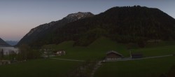 Archiv Foto Webcam Achensee: Ausblick Romantik Hotel Wiesenhof 19:00