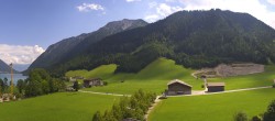 Archiv Foto Webcam Achensee: Ausblick Romantik Hotel Wiesenhof 13:00