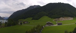Archiv Foto Webcam Achensee: Ausblick Romantik Hotel Wiesenhof 13:00