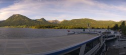 Archived image Webcam Wolfgangsee: jetty and rack railway station 05:00