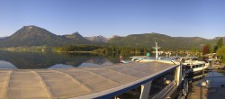 Archived image Webcam Wolfgangsee: jetty and rack railway station 06:00