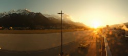 Archived image Webcam Panoramic view of Innsbruck Airport 05:00