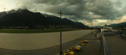 Archived image Webcam Panoramic view of Innsbruck Airport 19:00