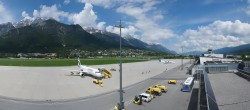 Archived image Webcam Panoramic view of Innsbruck Airport 13:00