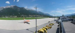 Archived image Webcam Panoramic view of Innsbruck Airport 11:00