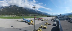 Archived image Webcam Panoramic view of Innsbruck Airport 09:00