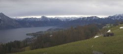 Archived image Webcam Panoramic view over the Traunsee 09:00