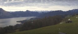 Archiv Foto Webcam Blick über den Traunsee 07:00