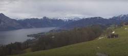 Archiv Foto Webcam Blick über den Traunsee 09:00