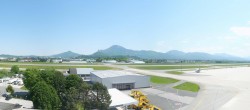 Archived image Webcam Panoramic view of Salzburg Airport 11:00
