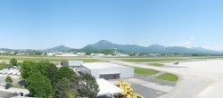 Archived image Webcam Panoramic view of Salzburg Airport 13:00