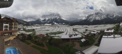 Archived image Webcam Zugspitze view - Hotel Post 11:00