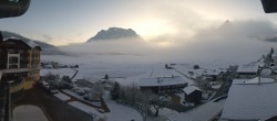 Archived image Webcam Zugspitze view - Hotel Post 06:00