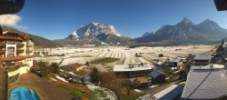 Archived image Webcam Zugspitze view - Hotel Post 11:00