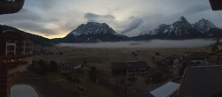 Archiv Foto Webcam Hotel Post Lermoos: Zugspitze 05:00