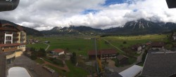 Archiv Foto Webcam Hotel Post Lermoos: Zugspitze 13:00