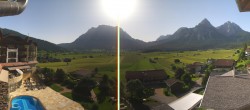 Archiv Foto Webcam Hotel Post Lermoos: Zugspitze 07:00