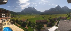 Archiv Foto Webcam Hotel Post Lermoos: Zugspitze 09:00