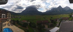 Archived image Webcam Zugspitze view - Hotel Post 07:00