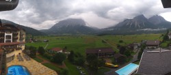 Archived image Webcam Zugspitze view - Hotel Post 09:00