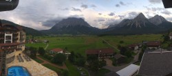 Archived image Webcam Zugspitze view - Hotel Post 19:00