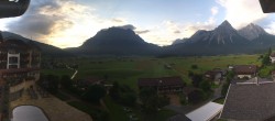 Archived image Webcam Zugspitze view - Hotel Post 05:00