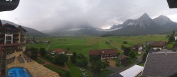 Archived image Webcam Zugspitze view - Hotel Post 09:00