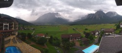 Archived image Webcam Zugspitze view - Hotel Post 11:00