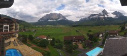 Archived image Webcam Zugspitze view - Hotel Post 13:00