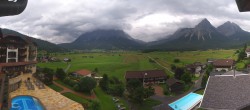Archived image Webcam Zugspitze view - Hotel Post 15:00