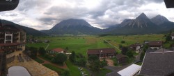Archived image Webcam Zugspitze view - Hotel Post 19:00