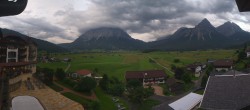 Archived image Webcam Zugspitze view - Hotel Post 21:00