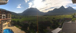 Archiv Foto Webcam Hotel Post Lermoos: Zugspitze 07:00