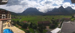 Archiv Foto Webcam Hotel Post Lermoos: Zugspitze 09:00