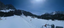 Archived image Webcam Ehrwalder Alm - Panorama 23:00