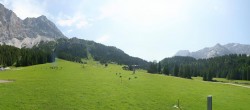 Archiv Foto Webcam Ehrwalder Almbahn Panorama 09:00