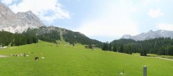 Archiv Foto Webcam Ehrwalder Almbahn Panorama 11:00