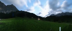 Archived image Webcam Ehrwalder Alm - Panorama 23:00