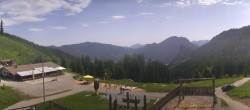 Archiv Foto Webcam Oberammergau - Bergstation Kolben-Sesselbahn 09:00