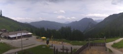 Archiv Foto Webcam Oberammergau - Bergstation Kolben-Sesselbahn 13:00