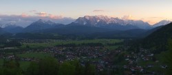 Archiv Foto Webcam Alpenwelt Karwendel - Wallgau 19:00