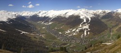 Archiv Foto Webcam Blick auf Livigno vom Crap de la Pare 09:00