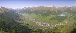 Archiv Foto Webcam Blick auf Livigno vom Crap de la Pare 07:00