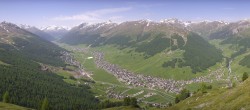 Archiv Foto Webcam Blick auf Livigno vom Crap de la Pare 09:00