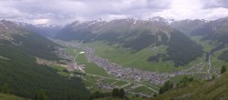Archiv Foto Webcam Blick auf Livigno vom Crap de la Pare 17:00