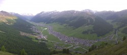Archiv Foto Webcam Blick auf Livigno vom Crap de la Pare 19:00